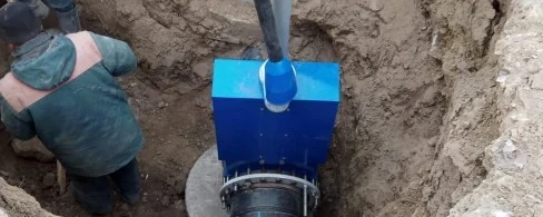 Поставка запорной арматуры (Затвор шиберный для безколодезной установки DN500) производителя Fabryka Armatur «ЯФАР» S.A (ЯФАР) на Объект: ЖК Академгородок